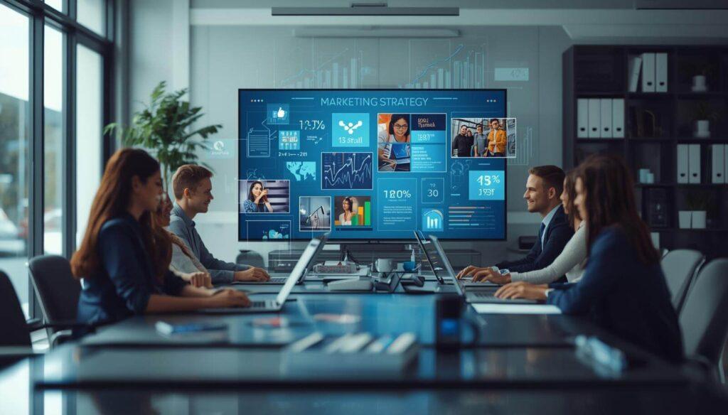 The new trend in marketing strategy visual